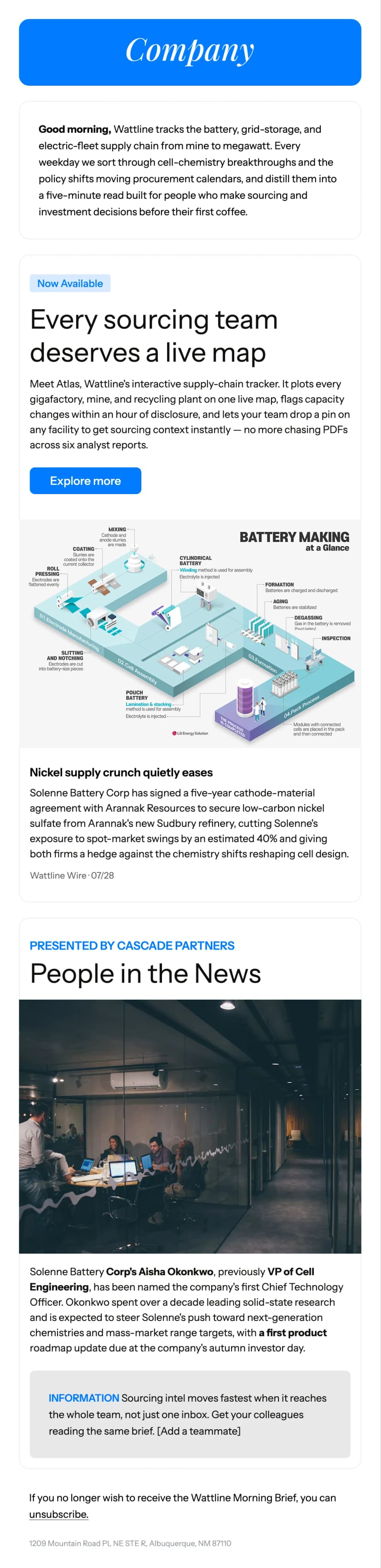 Sample Email Newsletter Templates