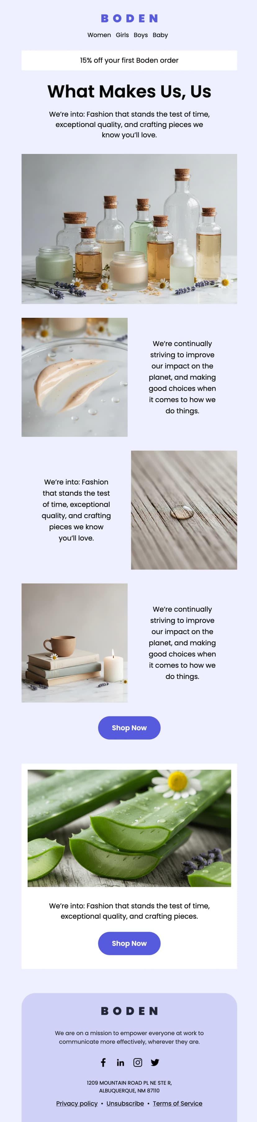 Fashion Email Newsletter Template