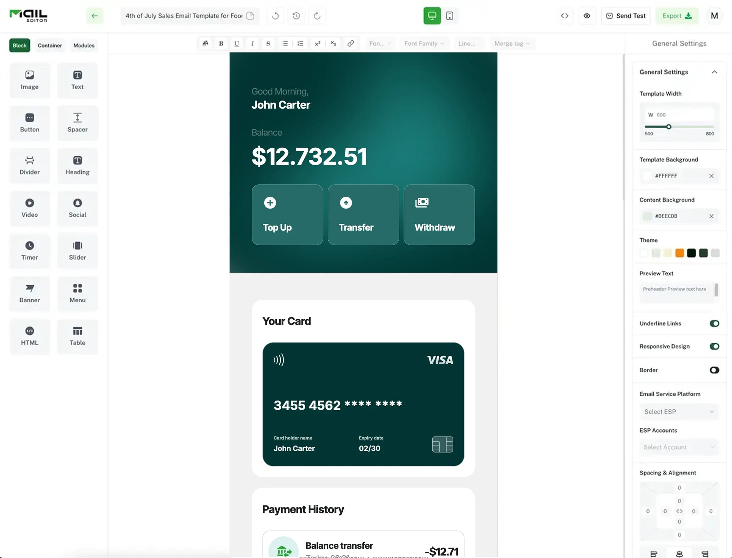 Edit Banking Emails Faster