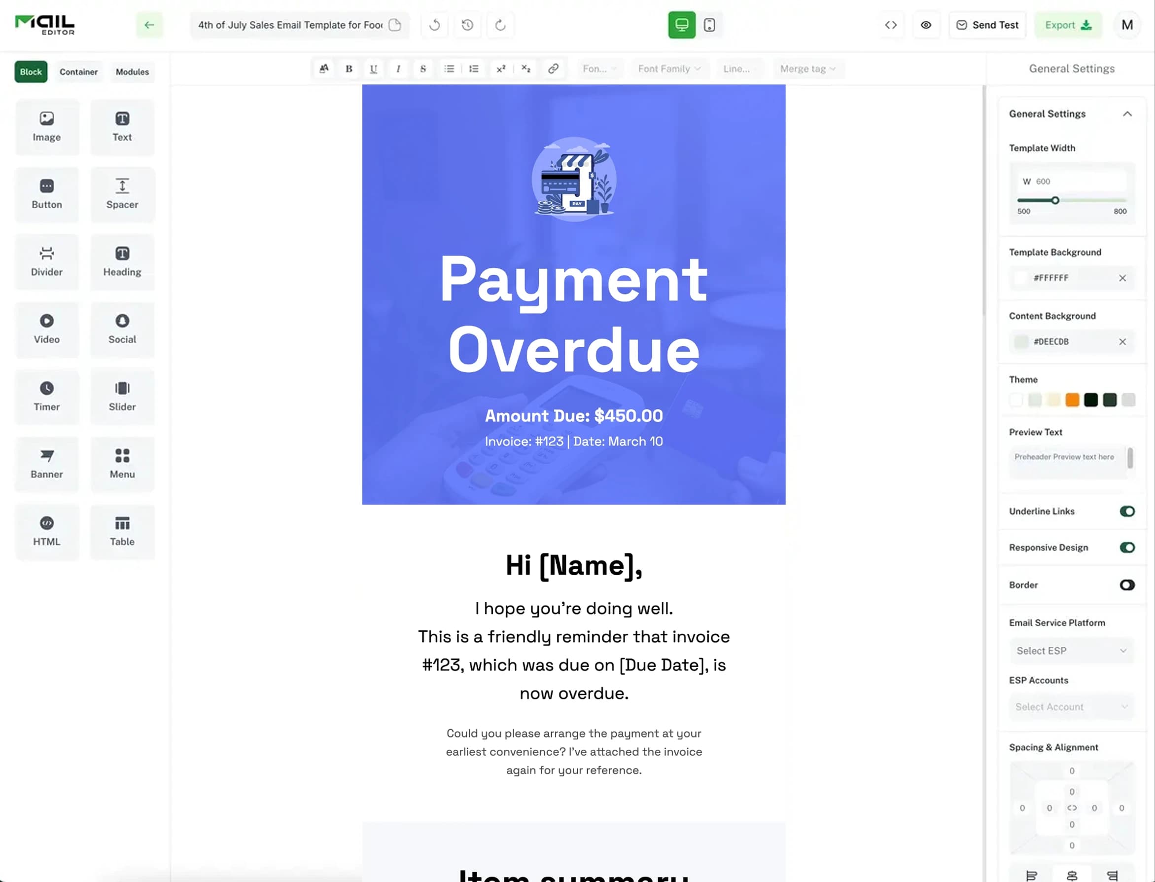 Edit Payment Emails Faster