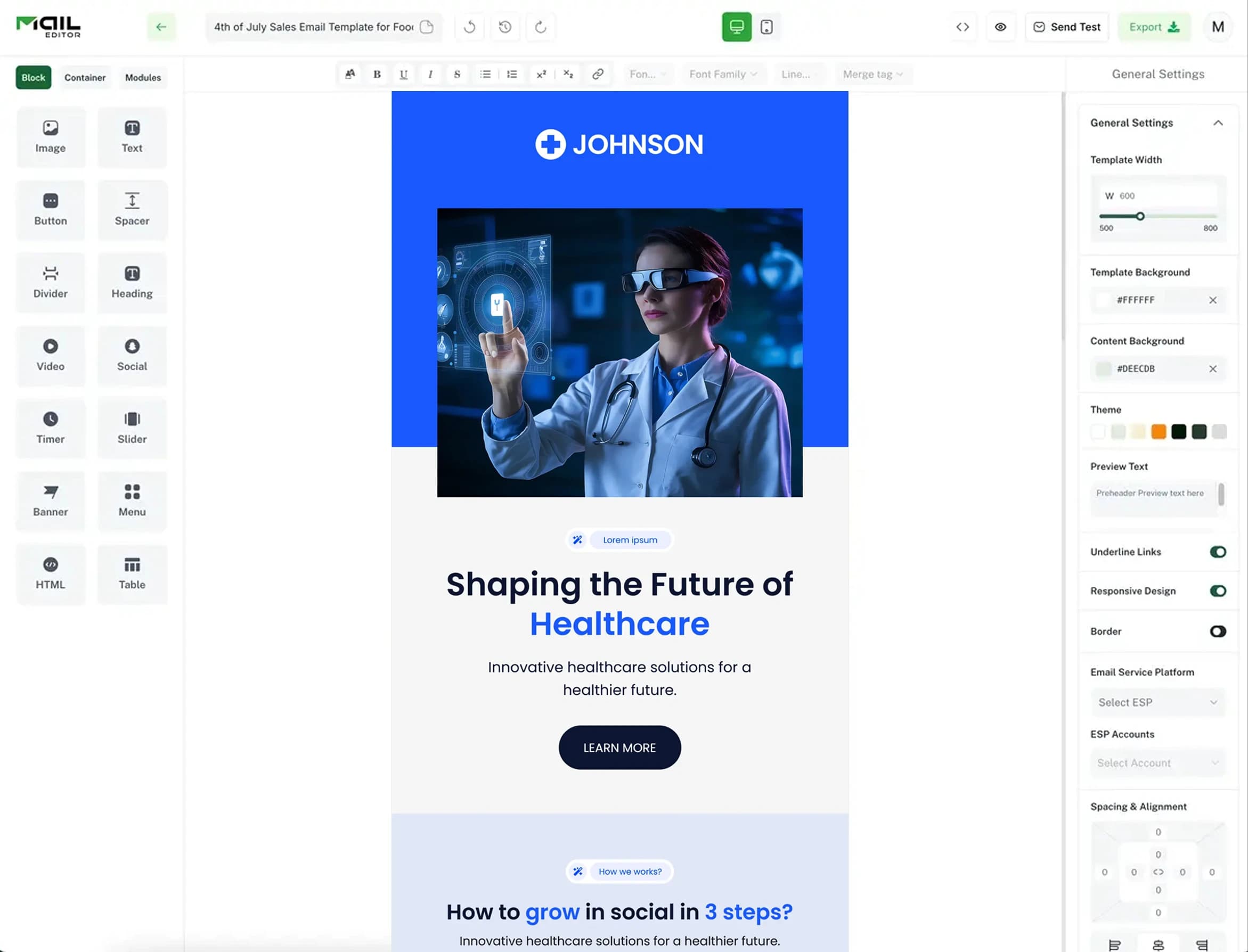 Edit Medical Services Emails Faster
