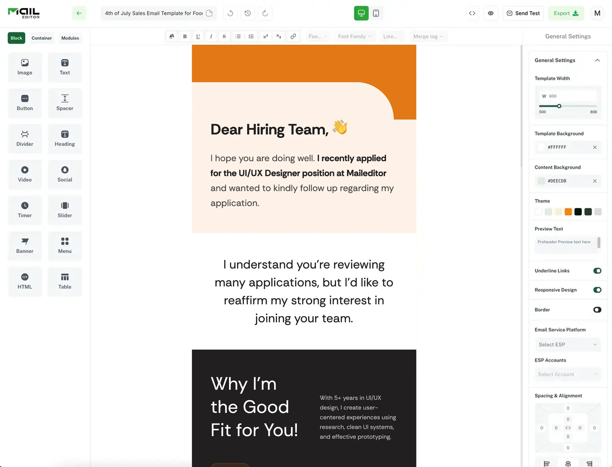 Edit Recruitment Emails Faster