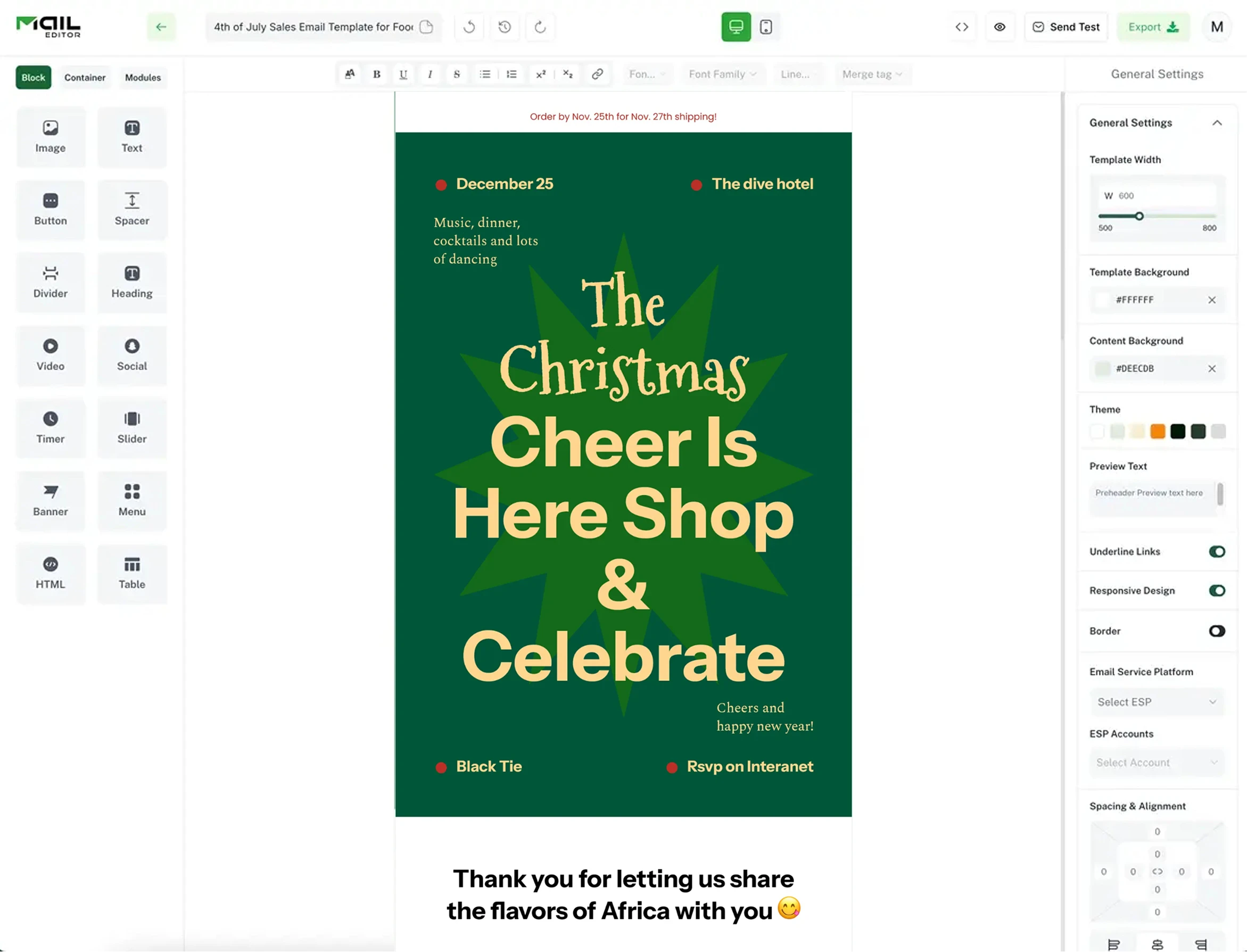 Edit Christmas Emails Faster