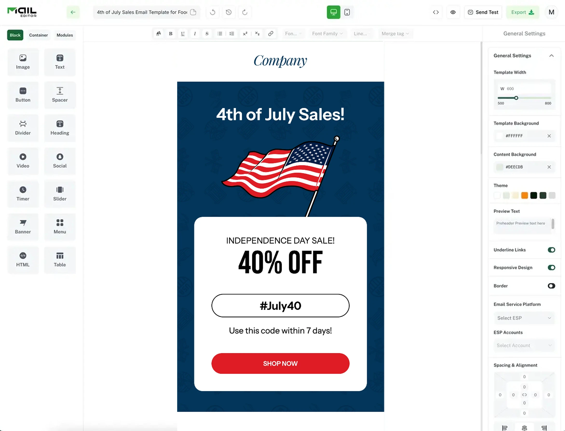 Edit Independence Day Emails Faster