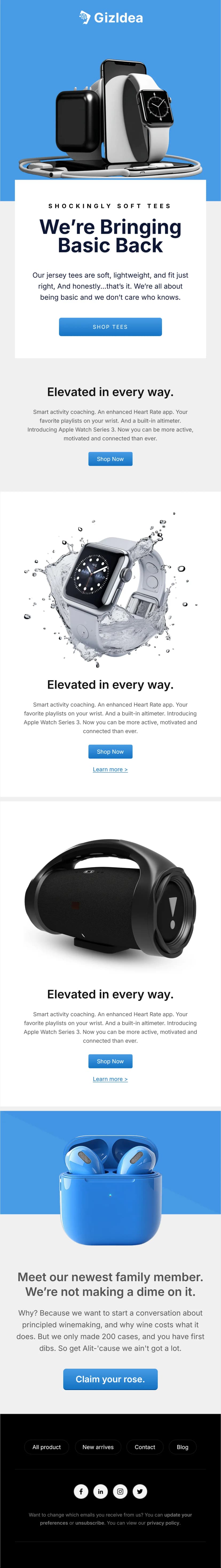 Product Showcase Email Template