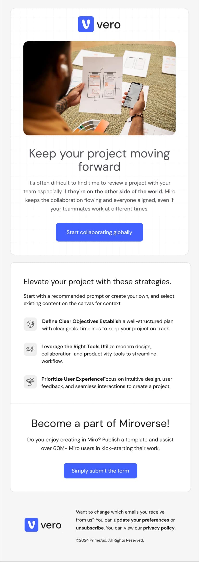 Global Project Collaboration Newsletter Template